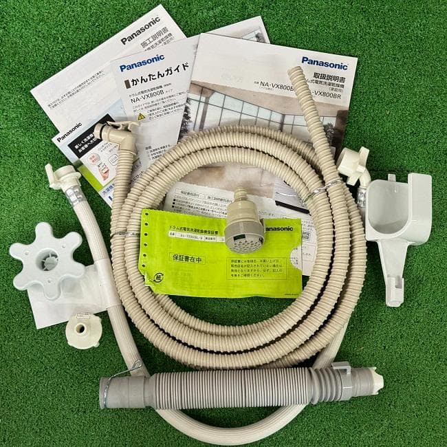 地域限定送料無料　美品 パナソニック ドラム式洗濯乾燥機 NA-VX800BL