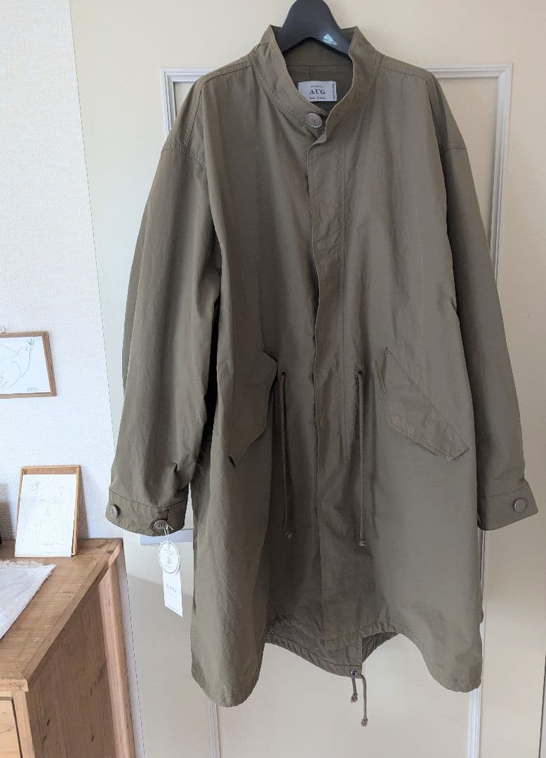 展示のみ　美品AUG フィシュテールコート　KHAKI