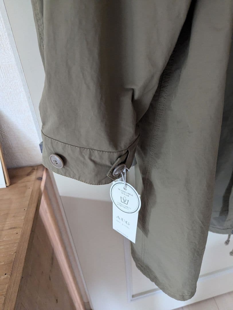 展示のみ　美品AUG フィシュテールコート　KHAKI