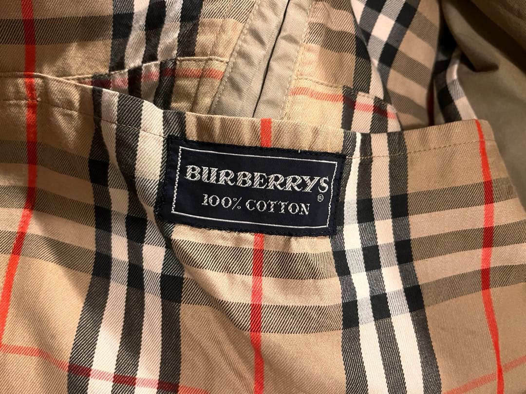Burberryトレンチコート 一枚袖 ライナー完備 英国製 70s 80s
