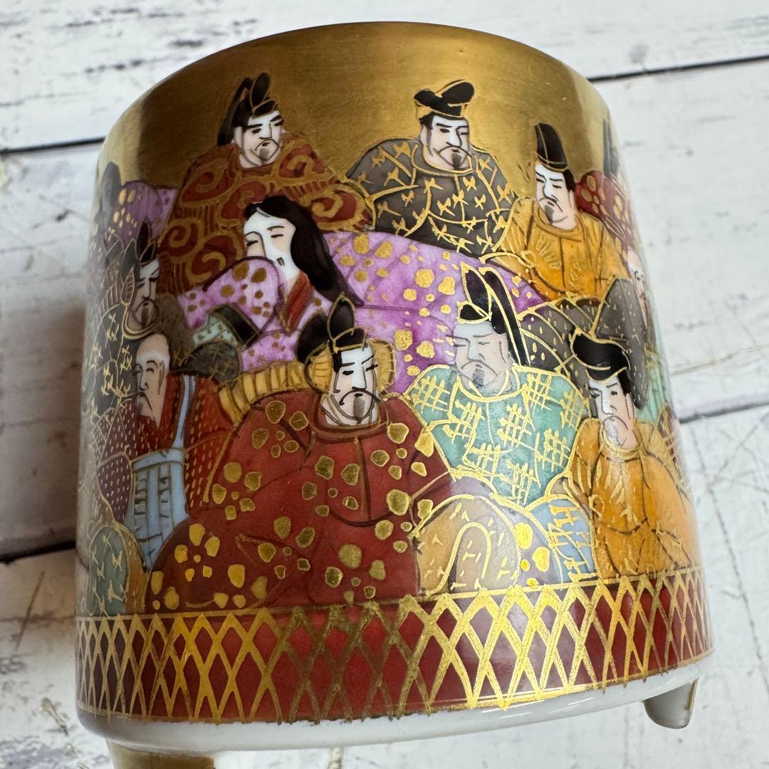 九谷焼 香炉 三十六歌仙 香器 仏具 陶器 美術保存作家