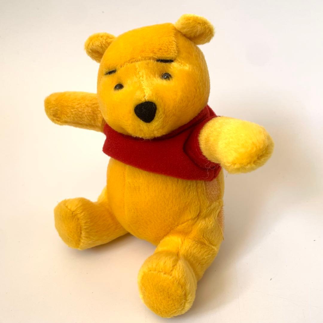 未使用 くまのプーさん アラーム時計 ぬいぐるみ付き