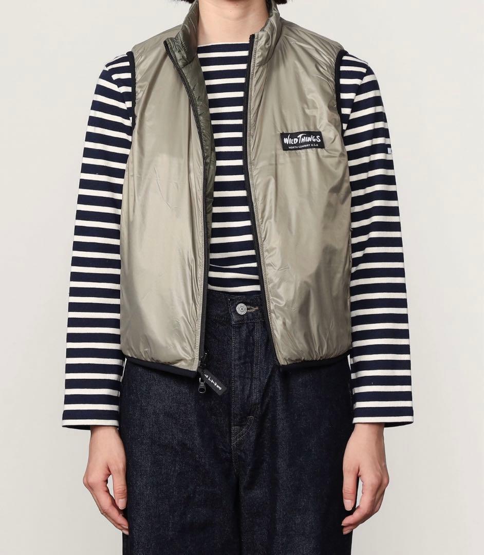 WILD THINGS 〈別注〉 リバーシブル 中綿ベスト Bshop