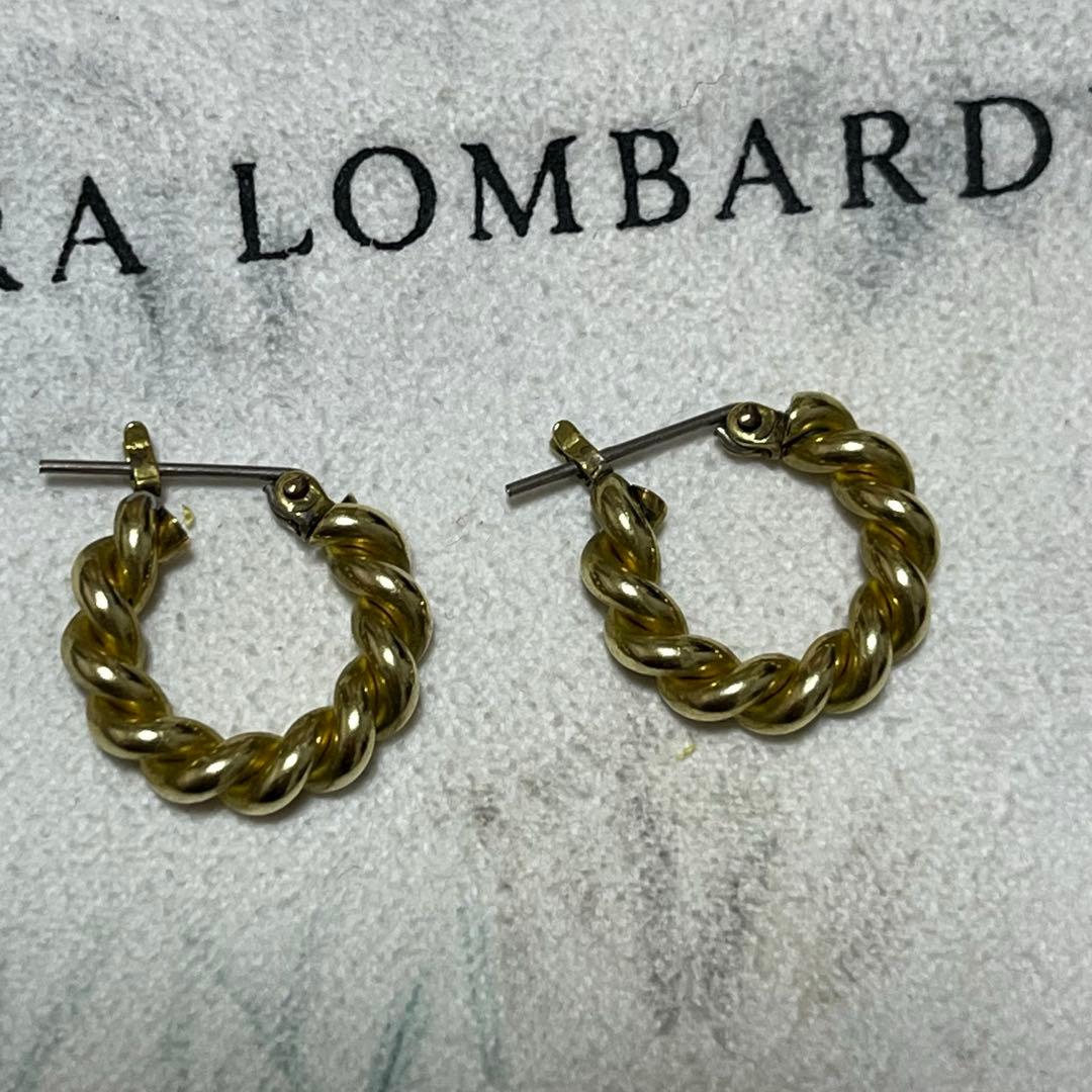 キャロットケーキさま専用　MINI TWIST HOOPS ピアス
