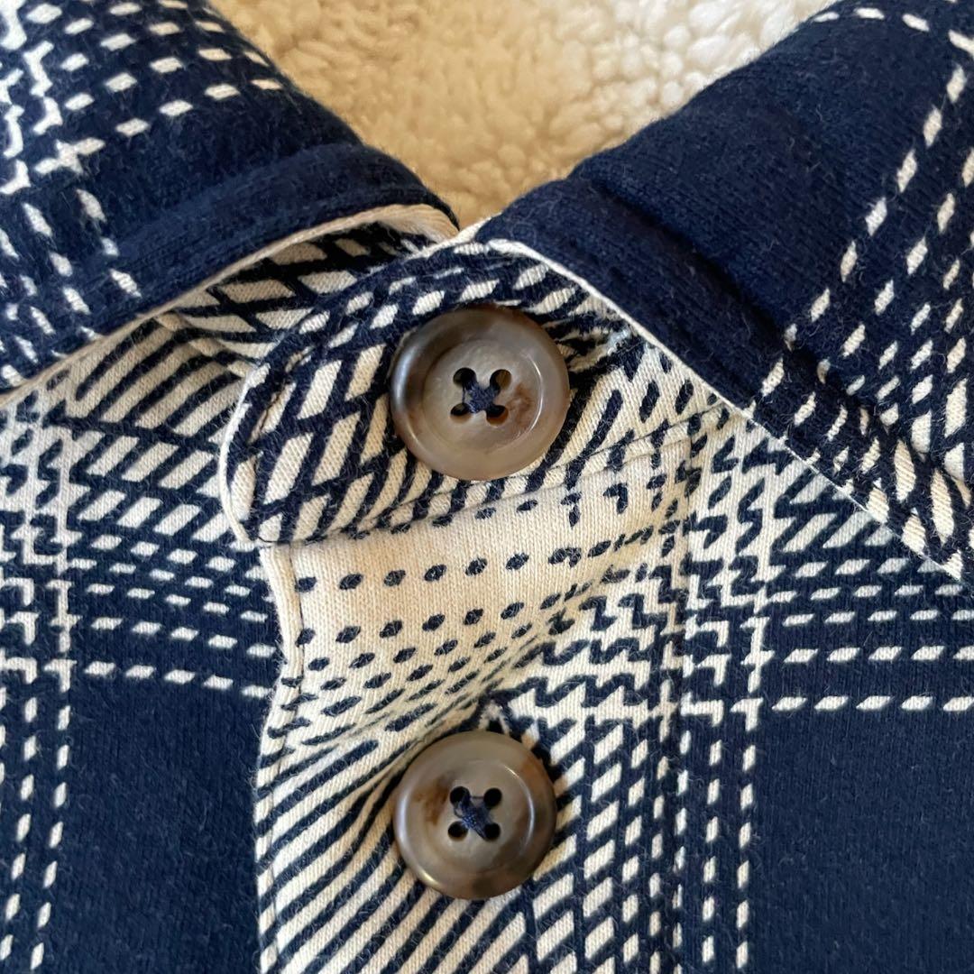 美品 RALPH LAUREN ラルフローレン 裏ボア チェック ジャケット M