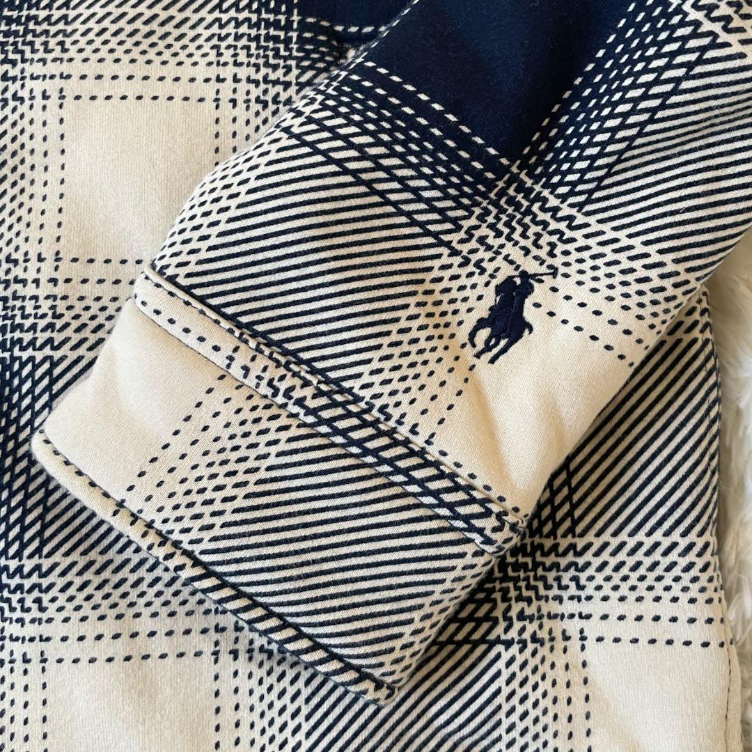 美品 RALPH LAUREN ラルフローレン 裏ボア チェック ジャケット M