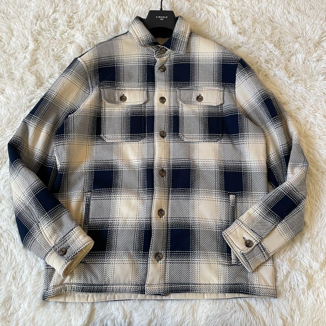 美品 RALPH LAUREN ラルフローレン 裏ボア チェック ジャケット M