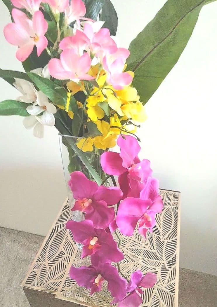 ★Hiroass★asian interior ★Glass＆Flowerset