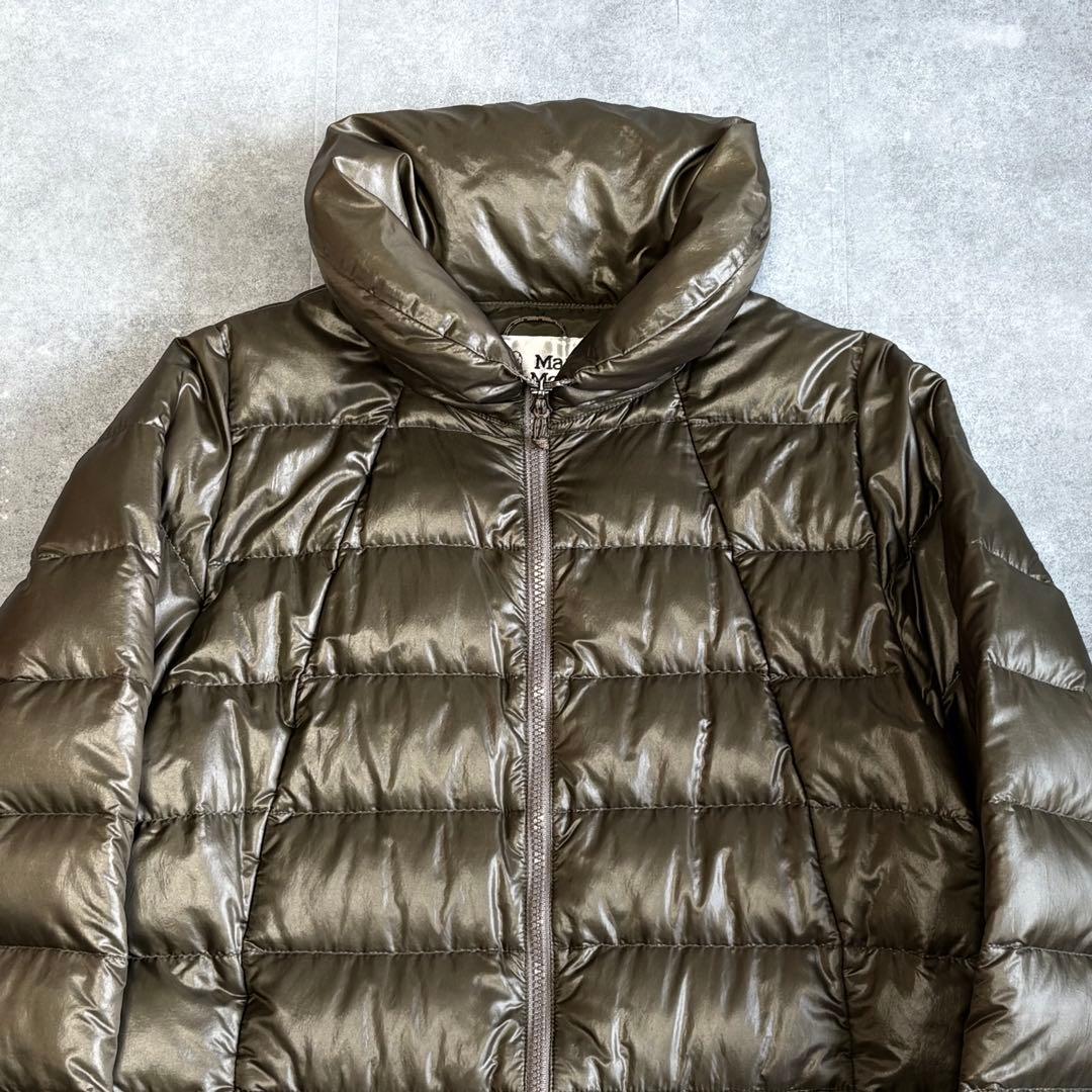 【美品】Marmot マーモット ロング ダウンコート レディース L カーキ