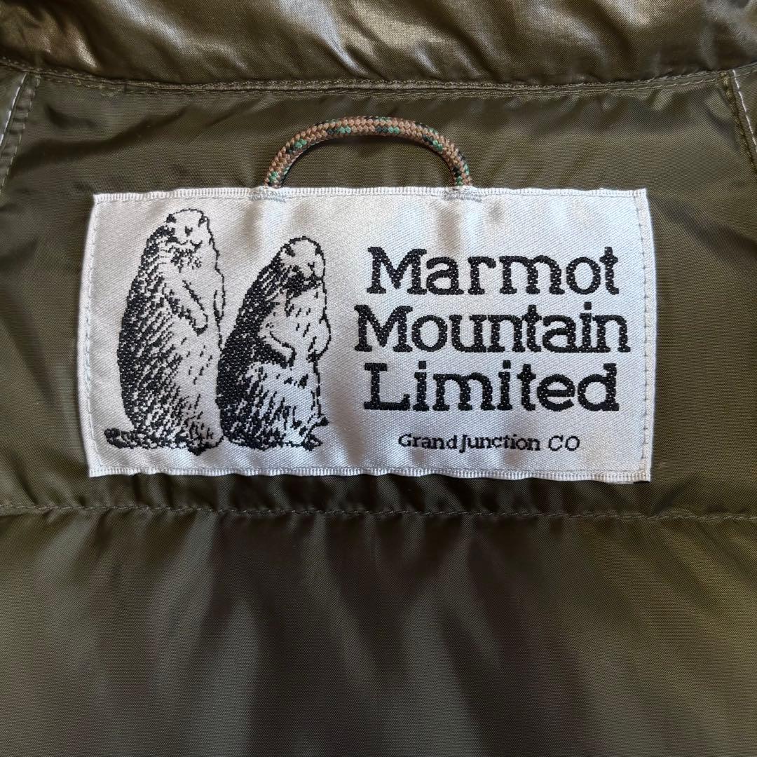【美品】Marmot マーモット ロング ダウンコート レディース L カーキ