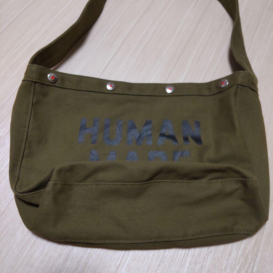 HUMAN MADE オリーブ バッグ 美品 正規品