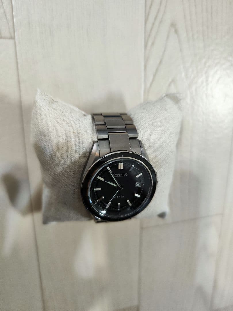 【23年購入美品】シチズン アテッサ CB3030-76E 電波ソーラー チタン