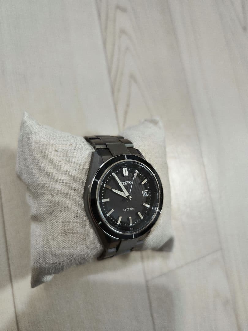 【23年購入美品】シチズン アテッサ CB3030-76E 電波ソーラー チタン