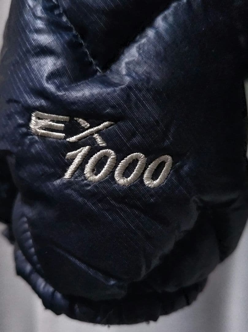 モンベル　プラズマ1000 ダウンジャケット　濃紺　ネイビー　EXダウン