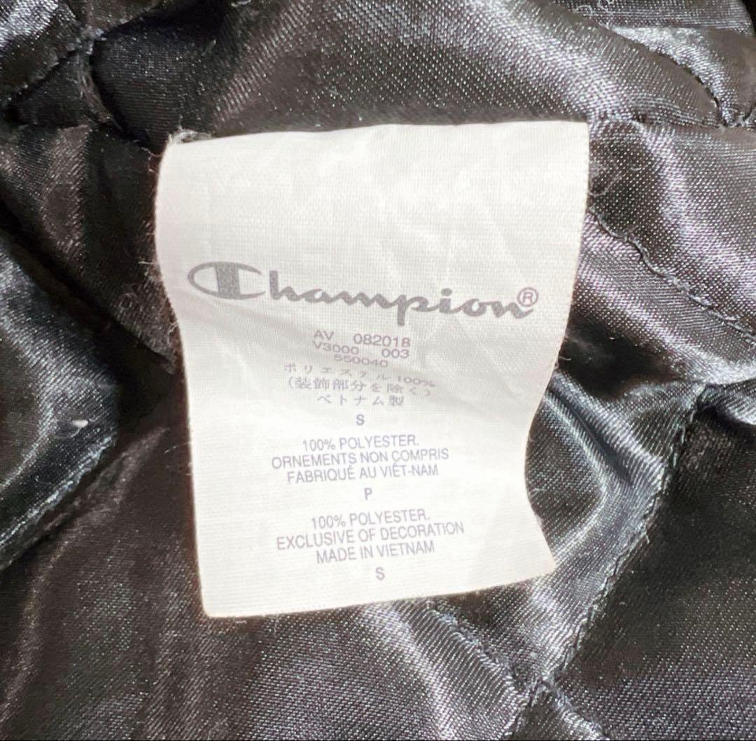 【Champion & SUPREME】 フード付き アウター S 黒