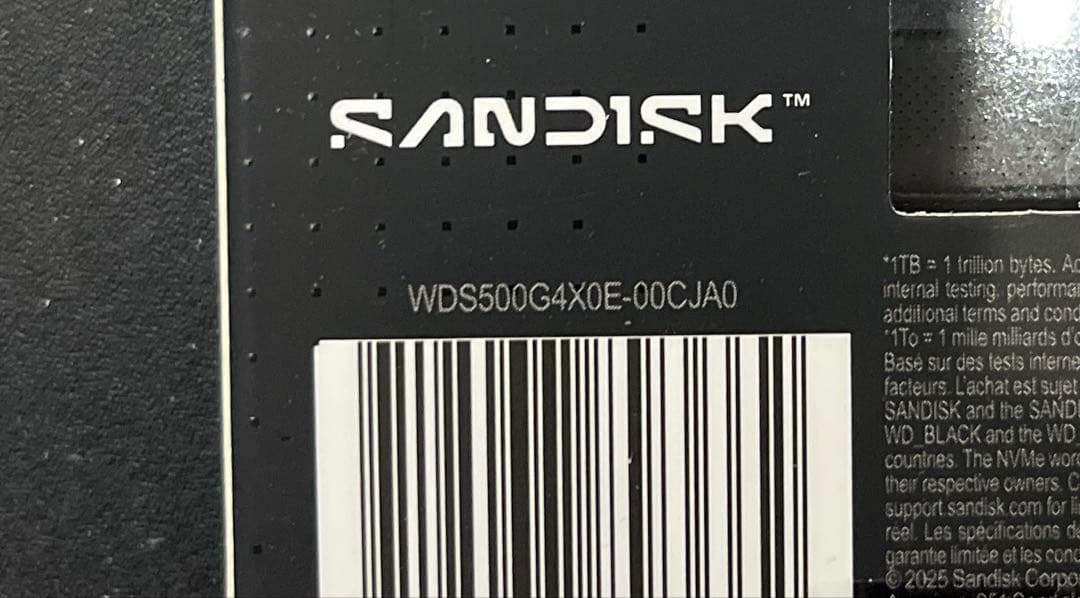 Western Digital 内蔵SSD 500GB