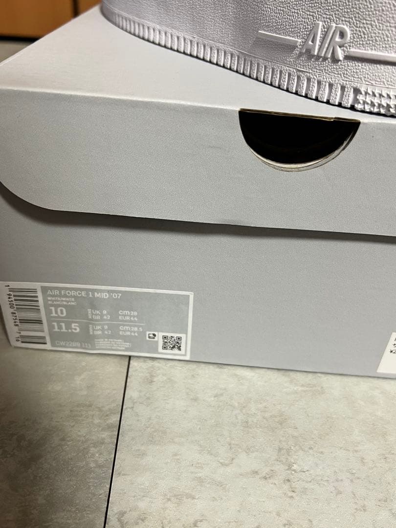Nike Air Force 1 Mid '07 ホワイト 28㎝