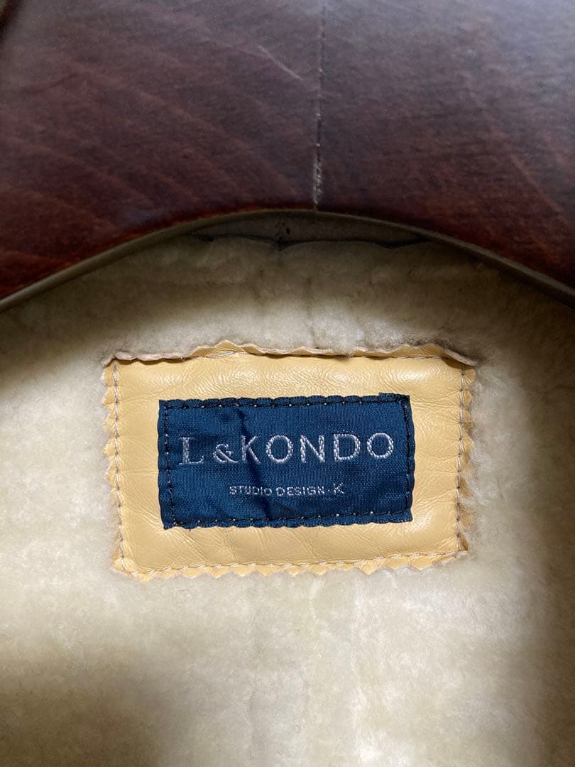 カ*ツ様 L&KONDO ライトグレー ムートンジャケット
