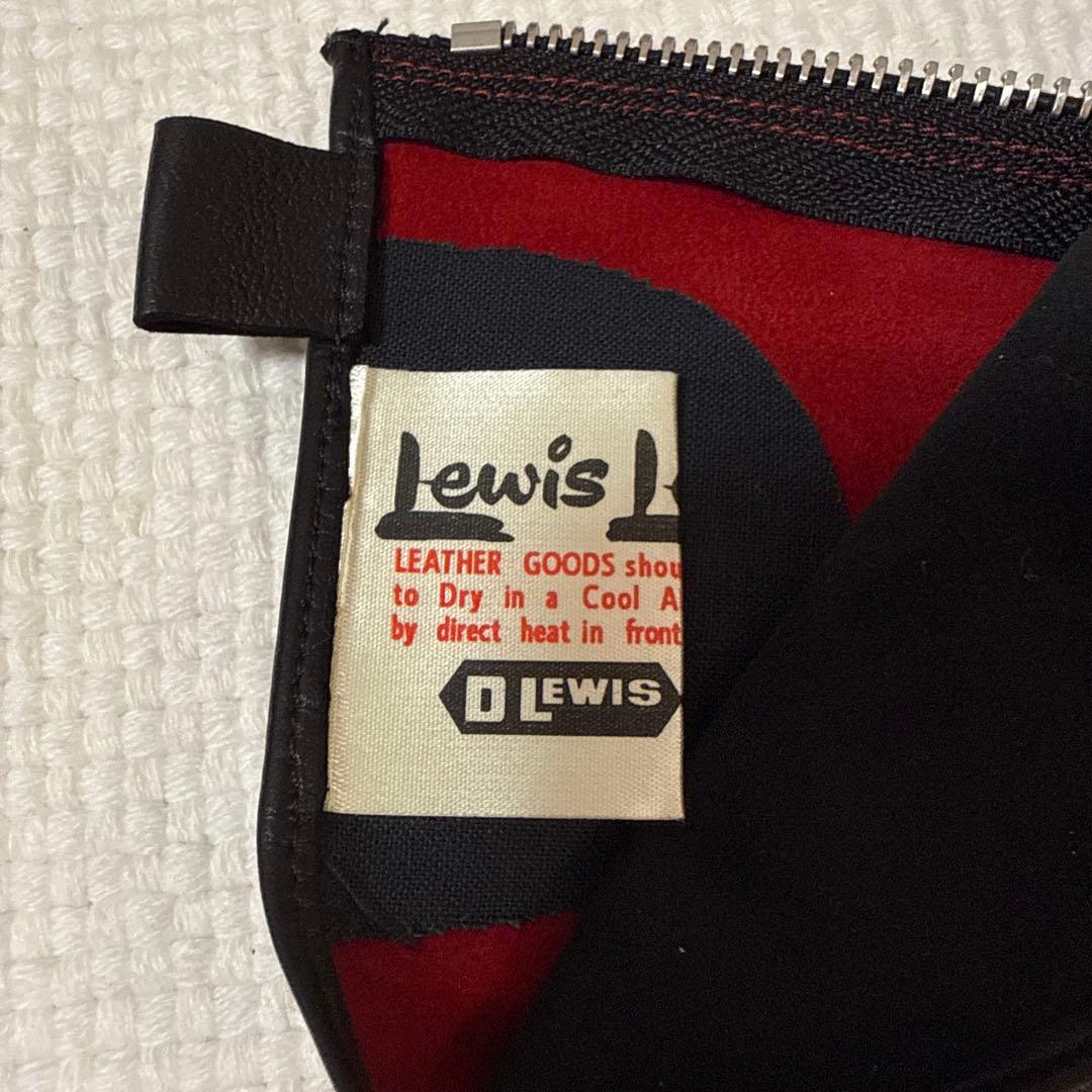 Lewis Leathers レザー手袋 赤黒　Lサイズ