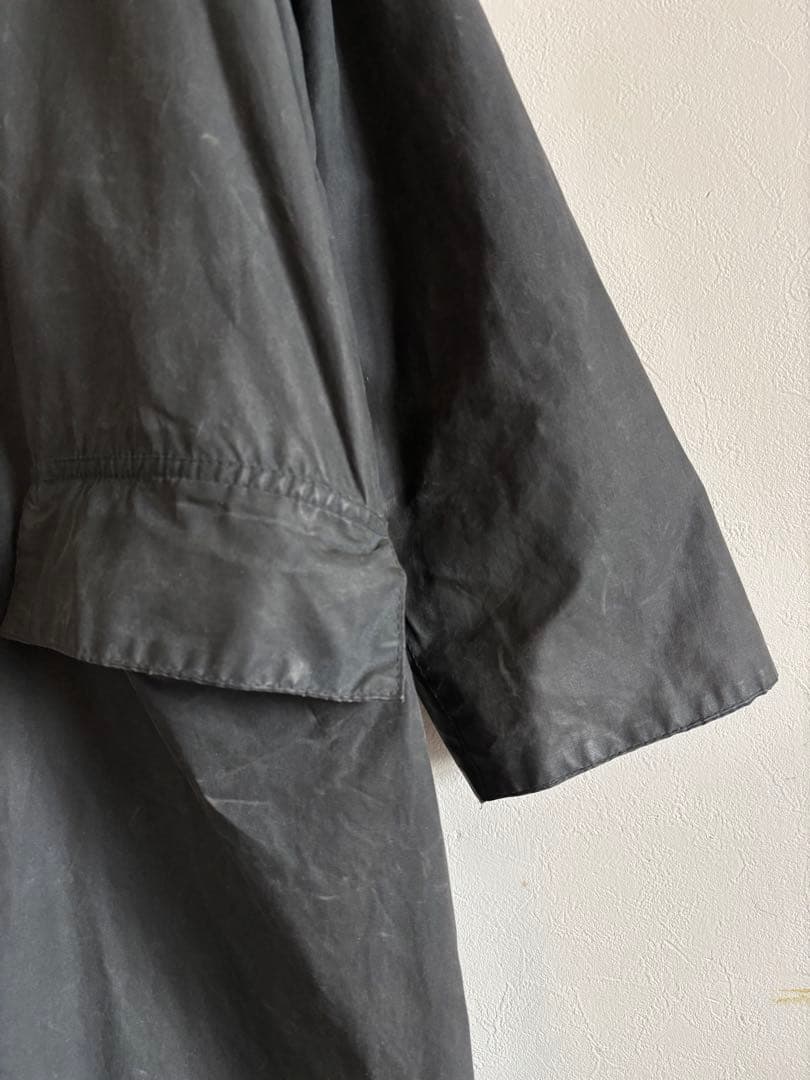 80s barbour バブアー burghley バーレー ネイビー36
