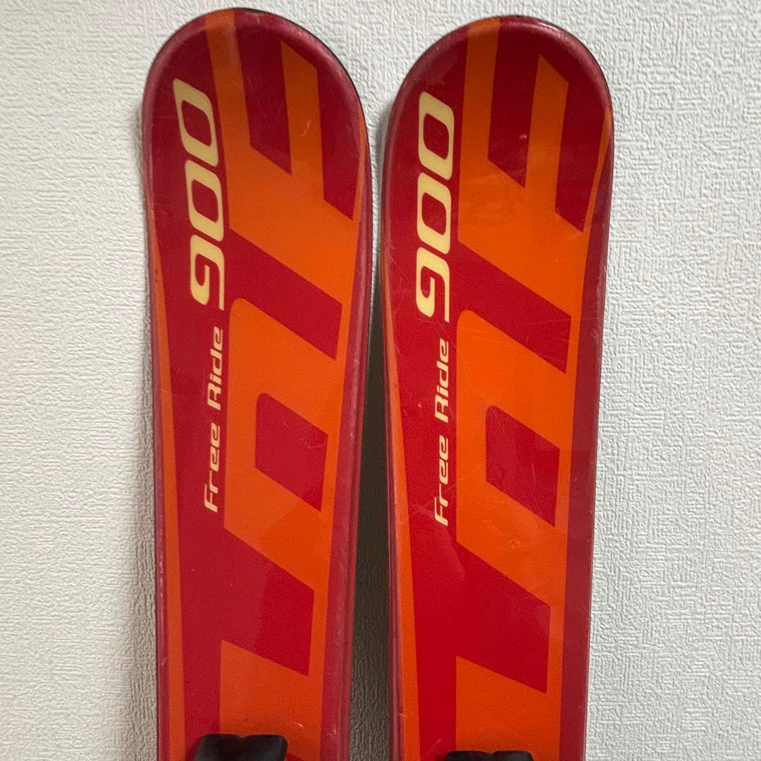 メンズ　ショートスキー　ファンスキーセット　Gen 27-27.5cm 赤