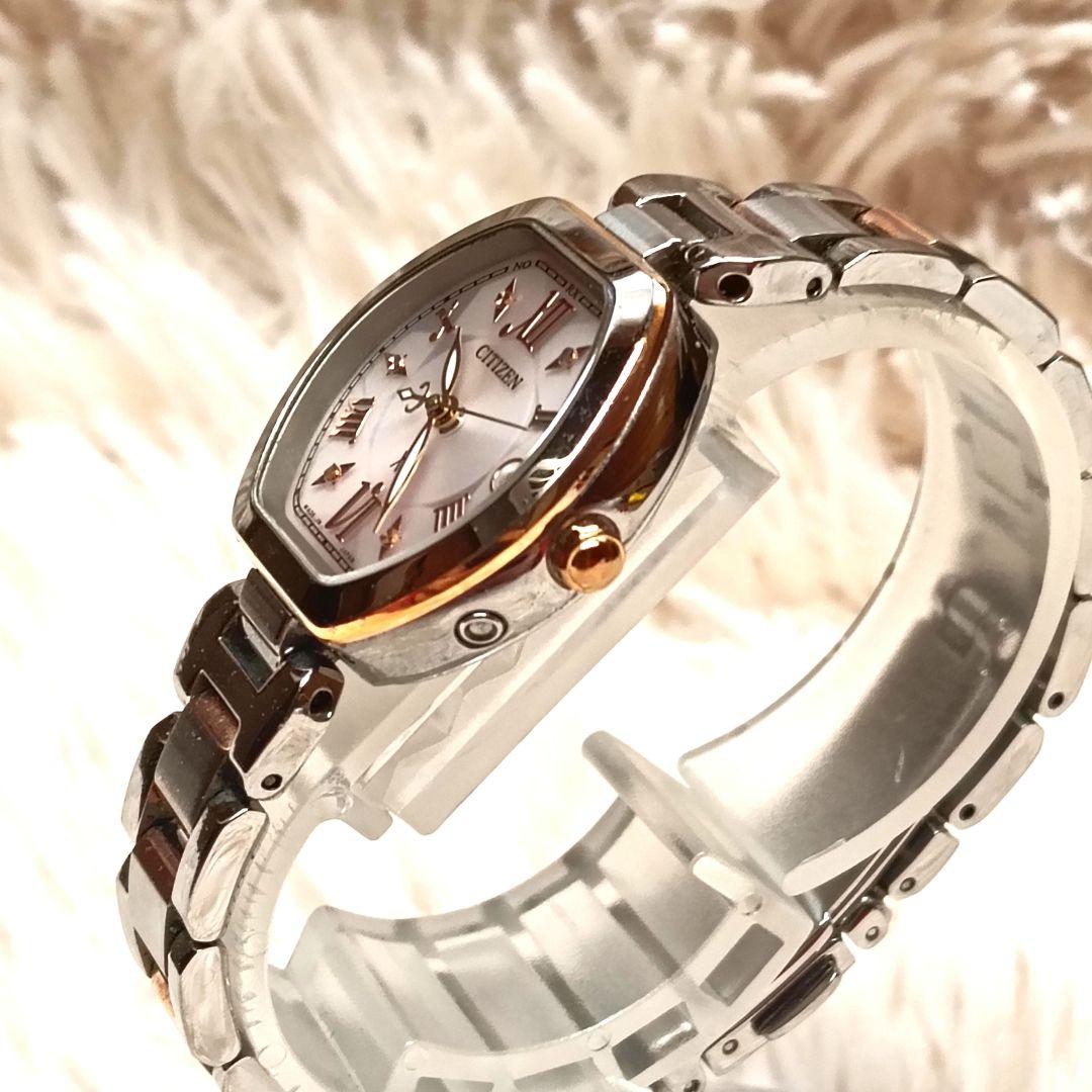 ★稼働品★ CITIZEN シチズン xC クロスシー 電波ソーラー トノー