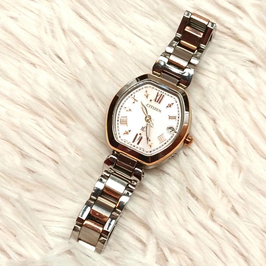 ★稼働品★ CITIZEN シチズン xC クロスシー 電波ソーラー トノー