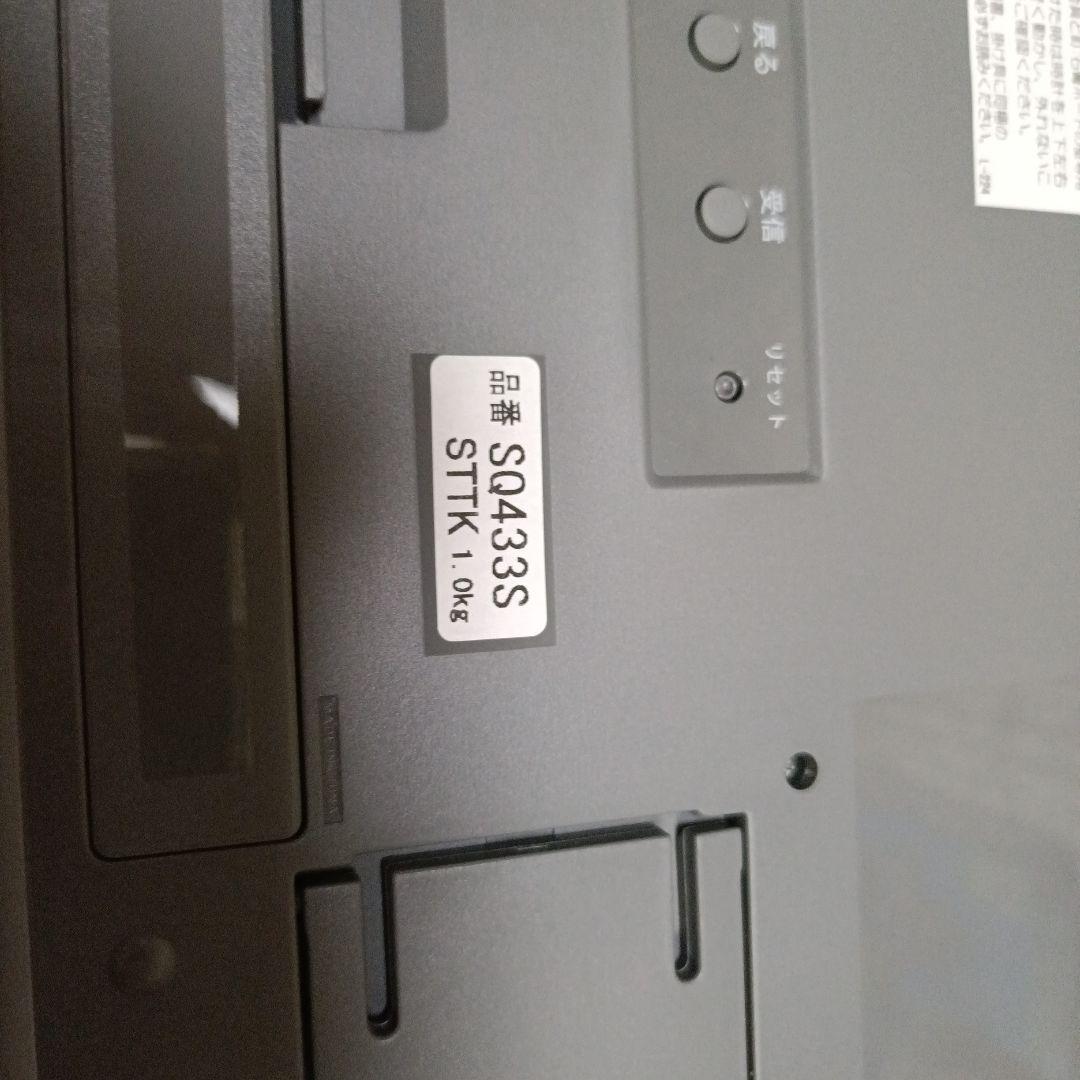 SEIKO デジタル電波置時計 温度湿度計　SQ433S