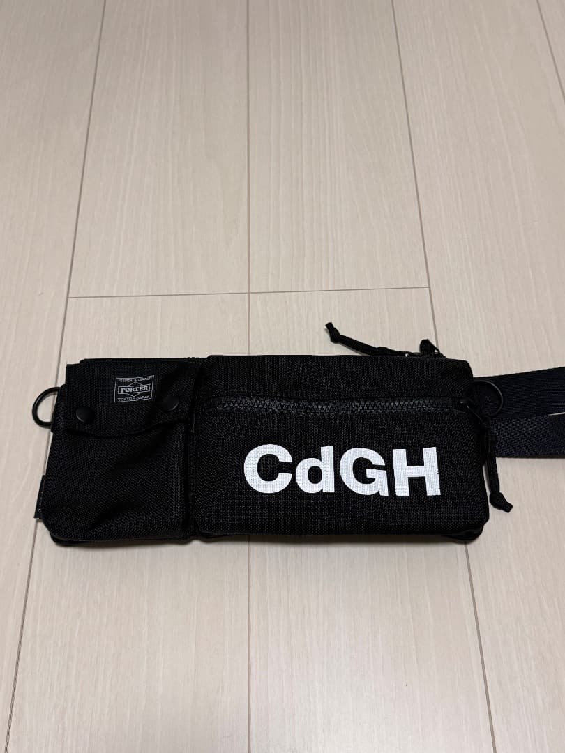 comme des garcons × PORTER CdGHロゴ ボディバッグ