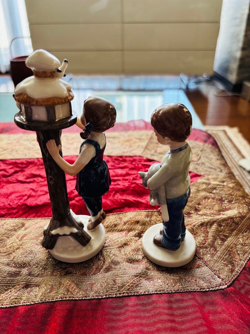 ロイヤルコペンハーゲン　陶器製　フィギュリン　2体セット箱無し