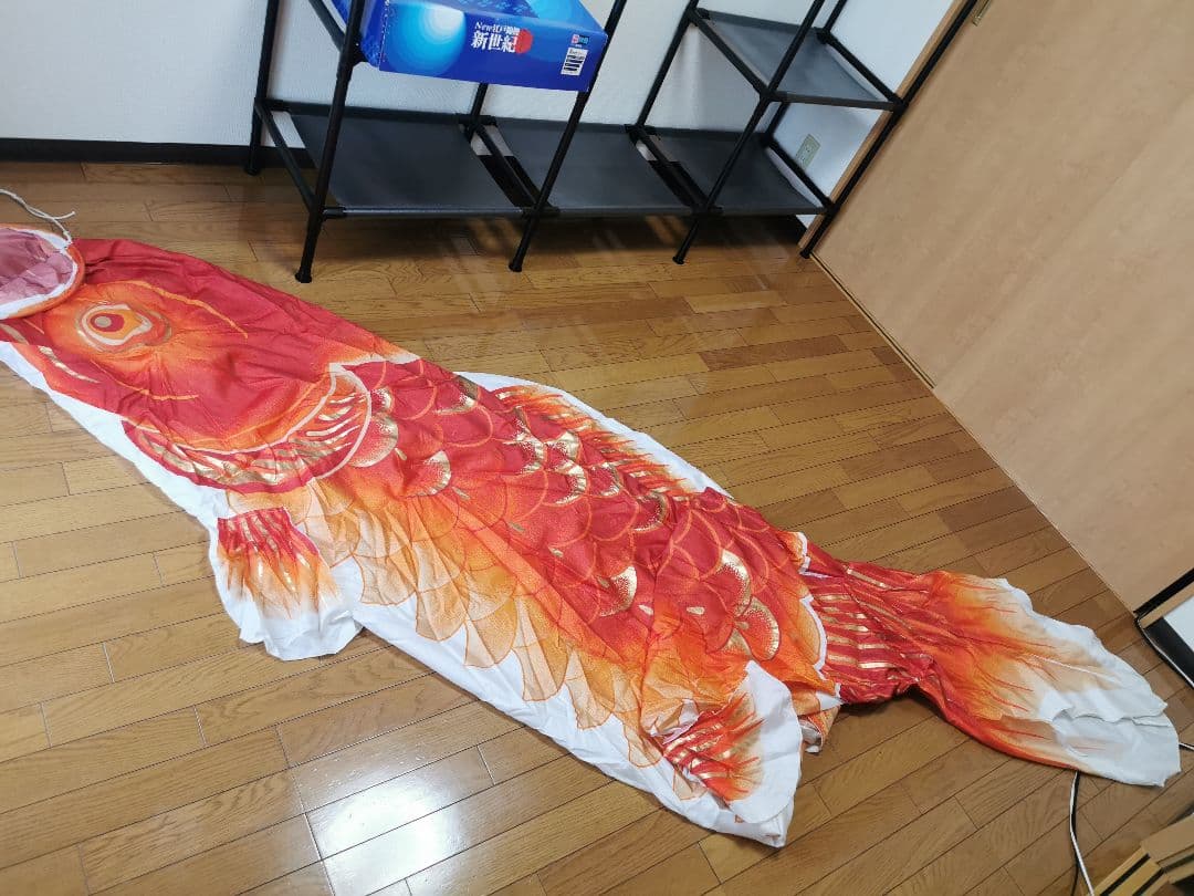 東洋紡　鯉のぼり4色 錦鯉センチュリー 黒 赤 青 紫