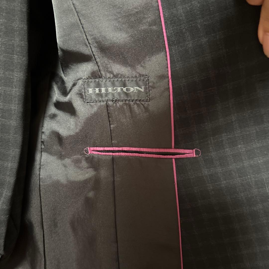 洋服の青山 グレー チェック柄 黒チェック柄 パンツスーツ おまとめ割