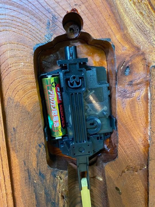 時計　オブジェ　木工　家具　壁掛け時計　インテリア　003