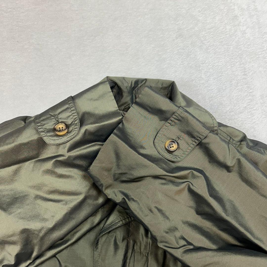 K956 美品 XL ヘルノ イタリア製 ステンカラーコート カーキ メンズ