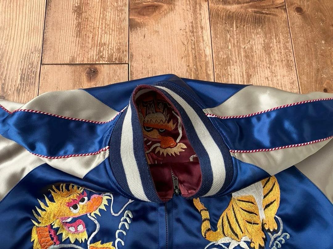 CAB CLOTHING キャブクロージング リバーシブルスカジャン 00s M