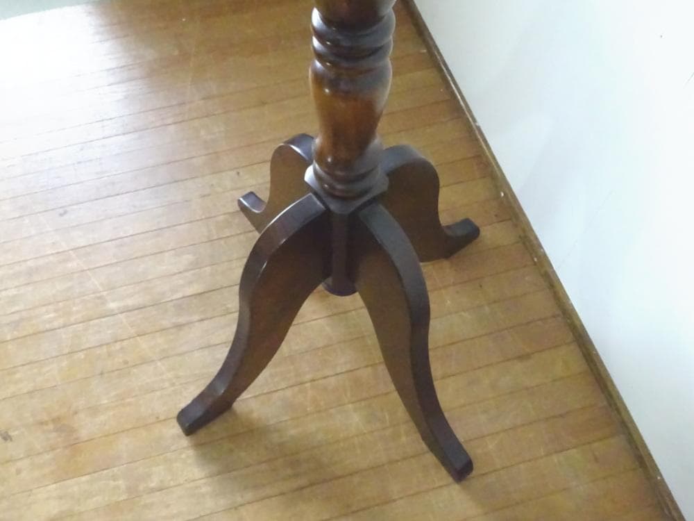 カリモク　コロニアル　ポールハンガー　ハンガーラック　帽子掛け　美品