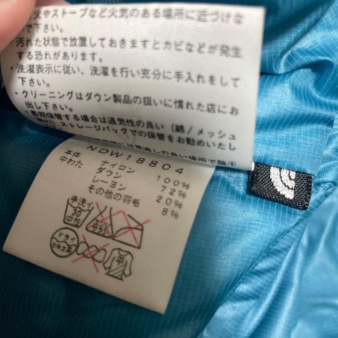 THE NORTH FACE★ダウンベスト★ブルー★ダウン72％ 蓄熱 人気商品