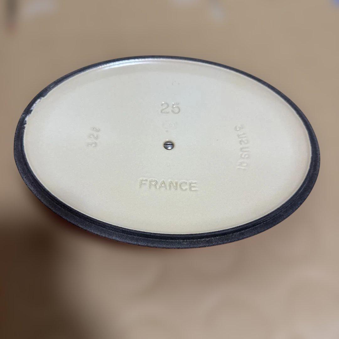 LE CREUSET オレンジ 両手鍋 25cm