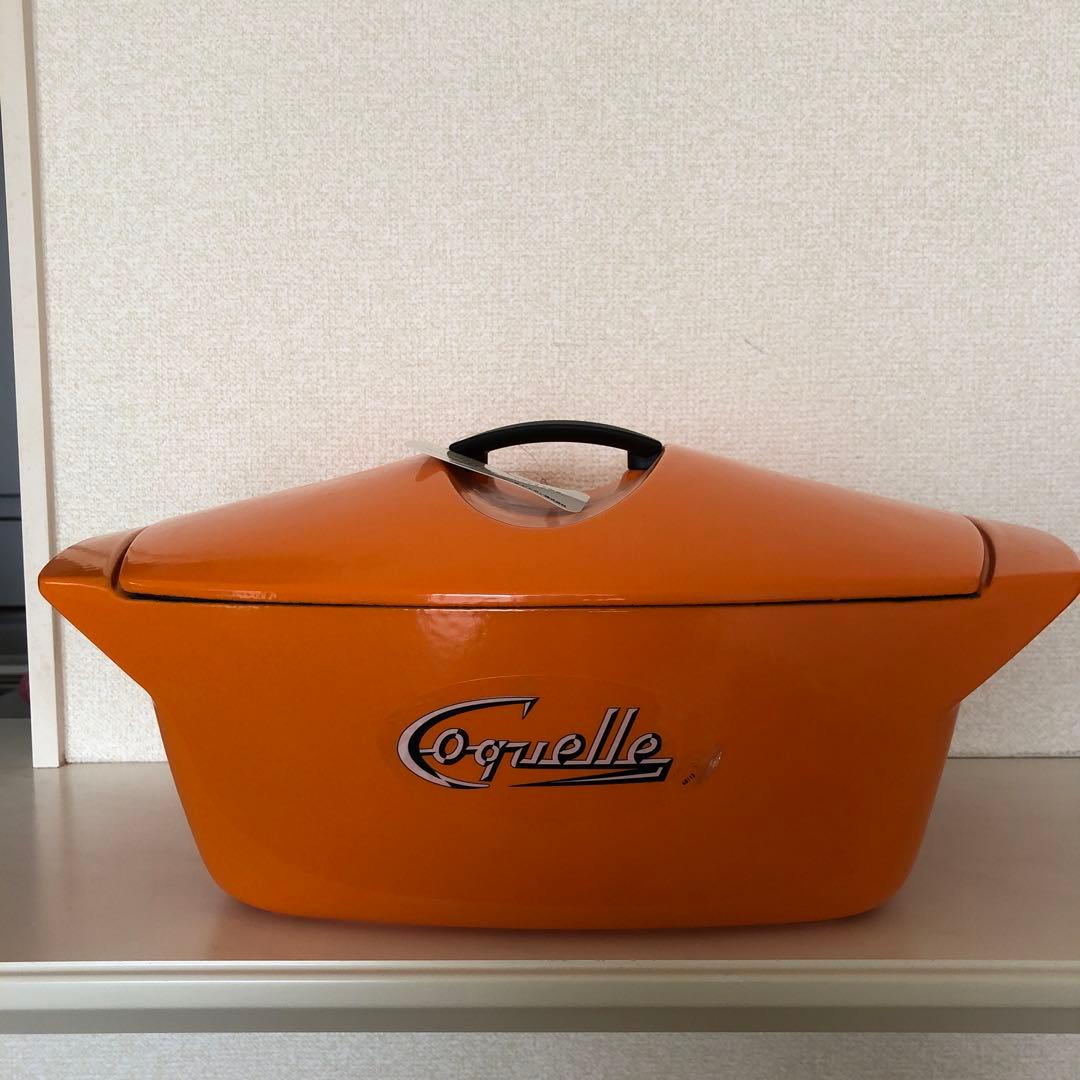 新品未使用品‼️美品❣️超お買い得‼️ル・クルーゼコケルの復刻版　オレンジ色