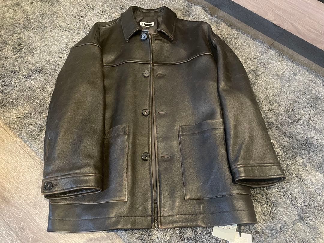 tbmk91 　H BEAUTY&YOUTH レザーカバーオール
