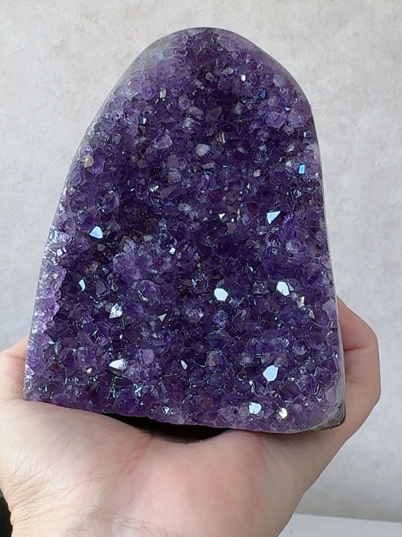 天然石 アメジスト 紫水晶 金銭運 原石 浄化 鉱石 置物 一点物 九紫火星運