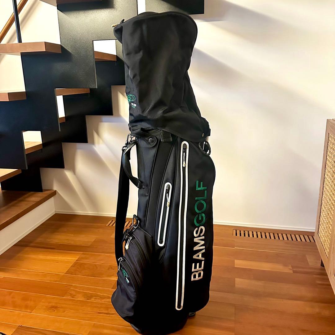 BEAMSGOLF スタンド付きゴルフバッグ ブラック