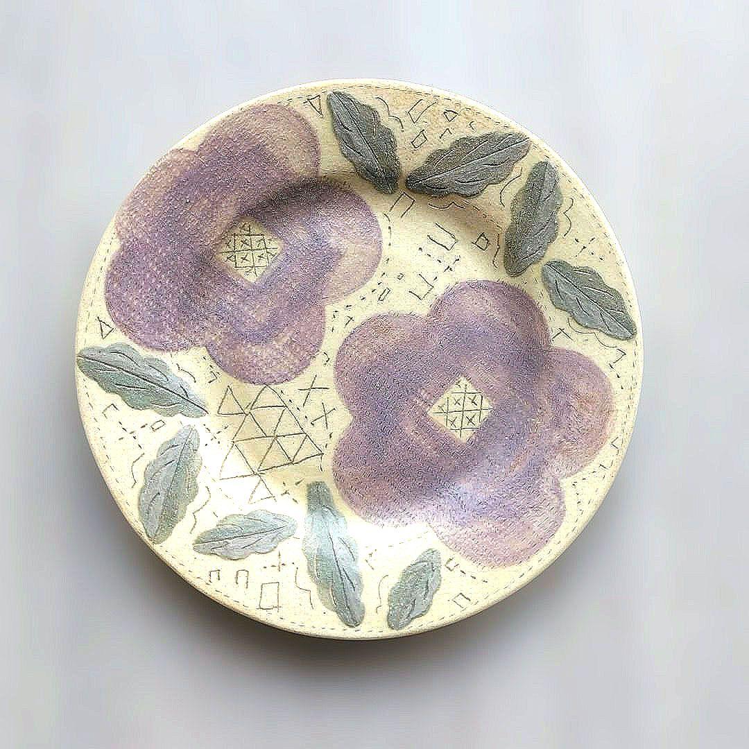 ☆新品☆bonoho 佐藤尚理　丸皿2枚セット