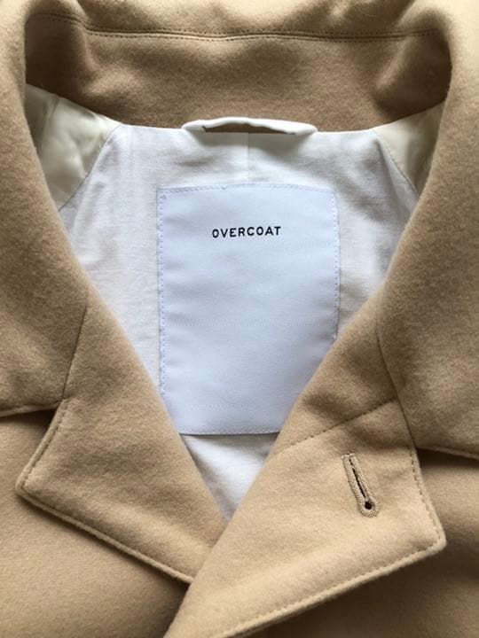 美品　OVERCOAT オーバーコート大丸製作所　ウールステンカラー