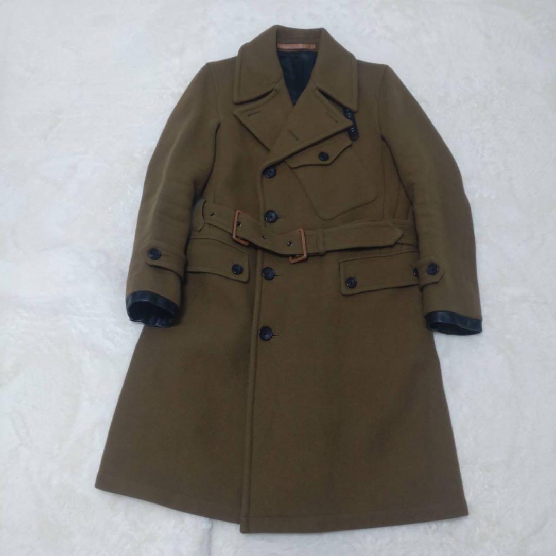 SCYE BASICS◆サイベーシックス◆モーターサイクルコート ウールカシミヤ