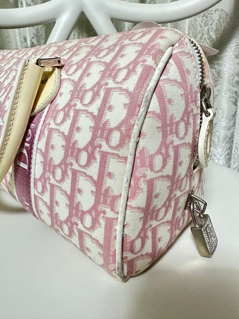Dior ディオール トロッター フラワーボストン バッグ
