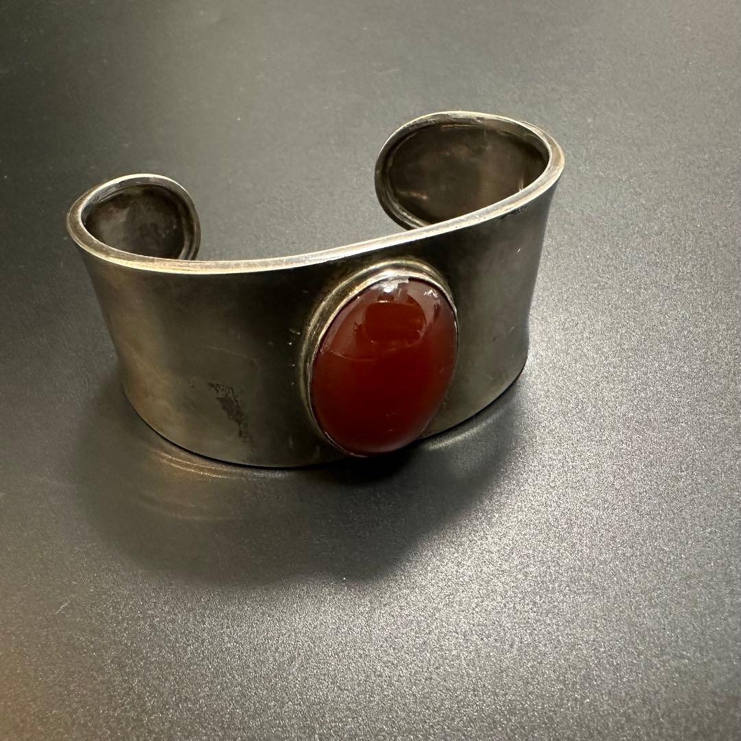 Vintage Mexican Jewelry カーネリアン バングル