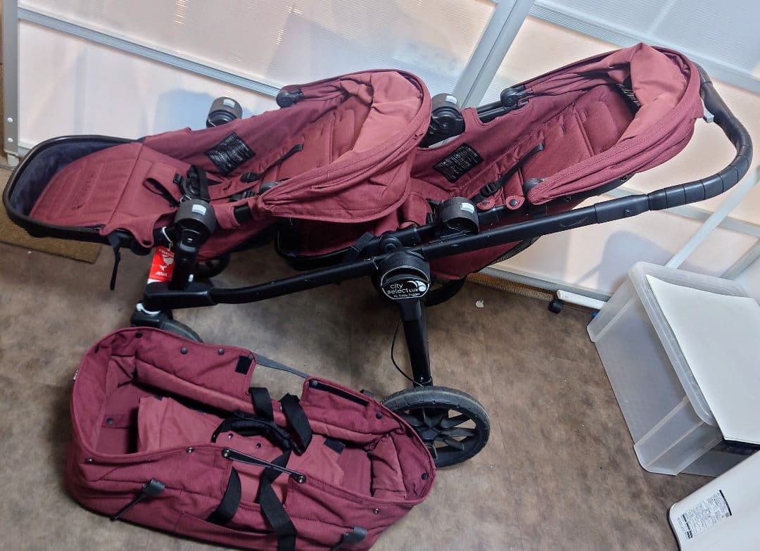 ベビージョガー シティセレクト ベビーカー 2 LUX双子用安定抜群~手渡し美品