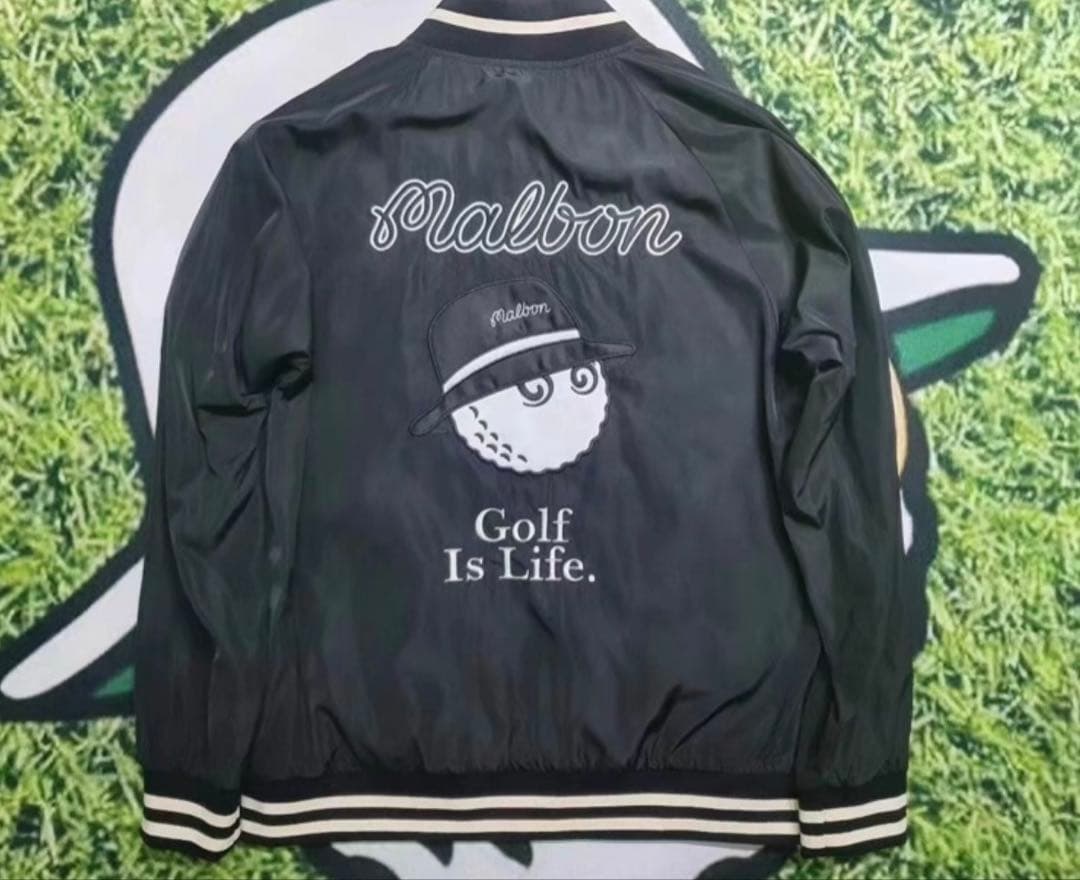 S マルボンゴルフ MALBON GOLF 　スタジャン　ジャケット