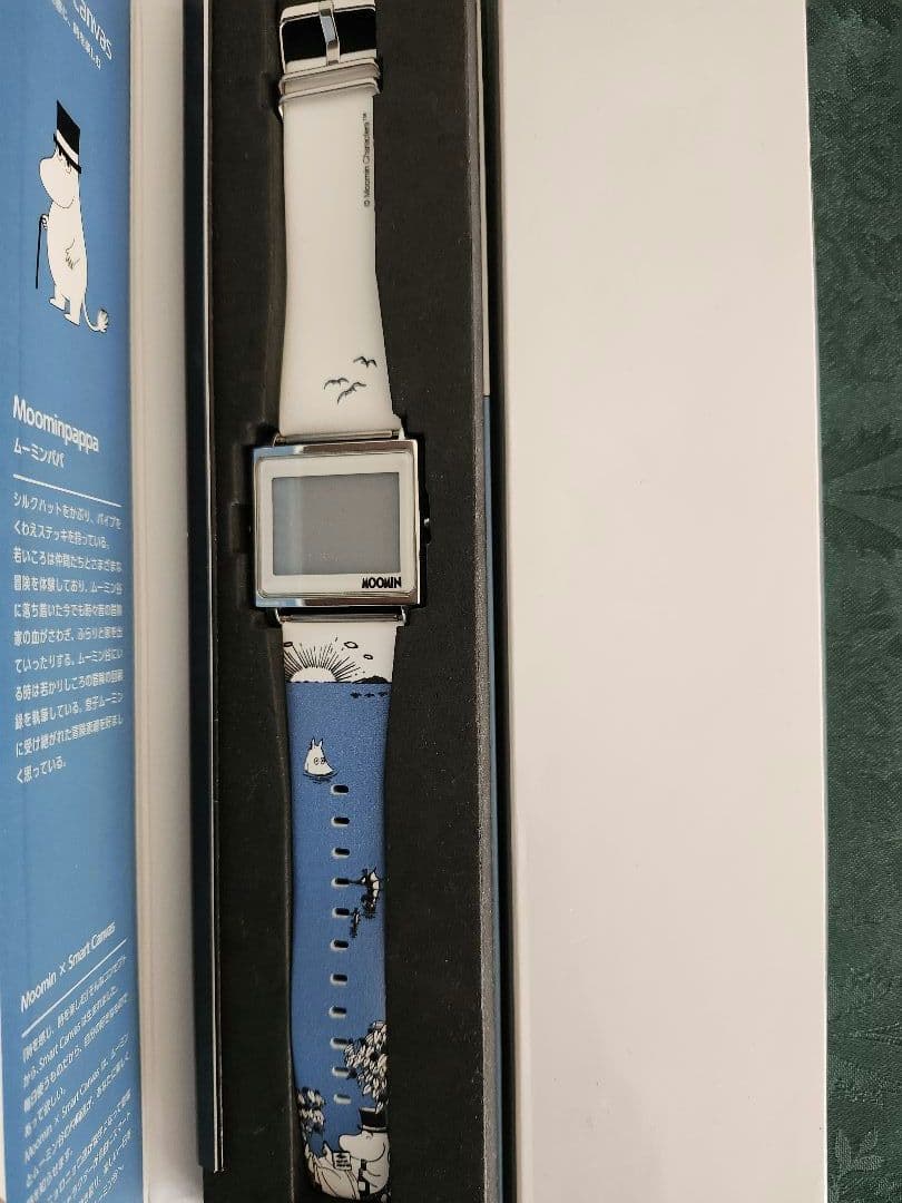 ◇美品◇MOOMIN Smart Canvas デジタル腕時計 (ムーミンパパ)